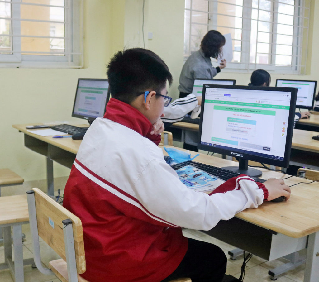 chung kết đấu trường toán học vioedu huyện chương mỹ