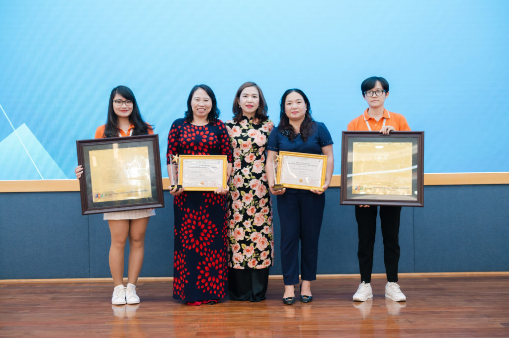 trao giải đấu trường toán học vioedu huyện chương mỹ