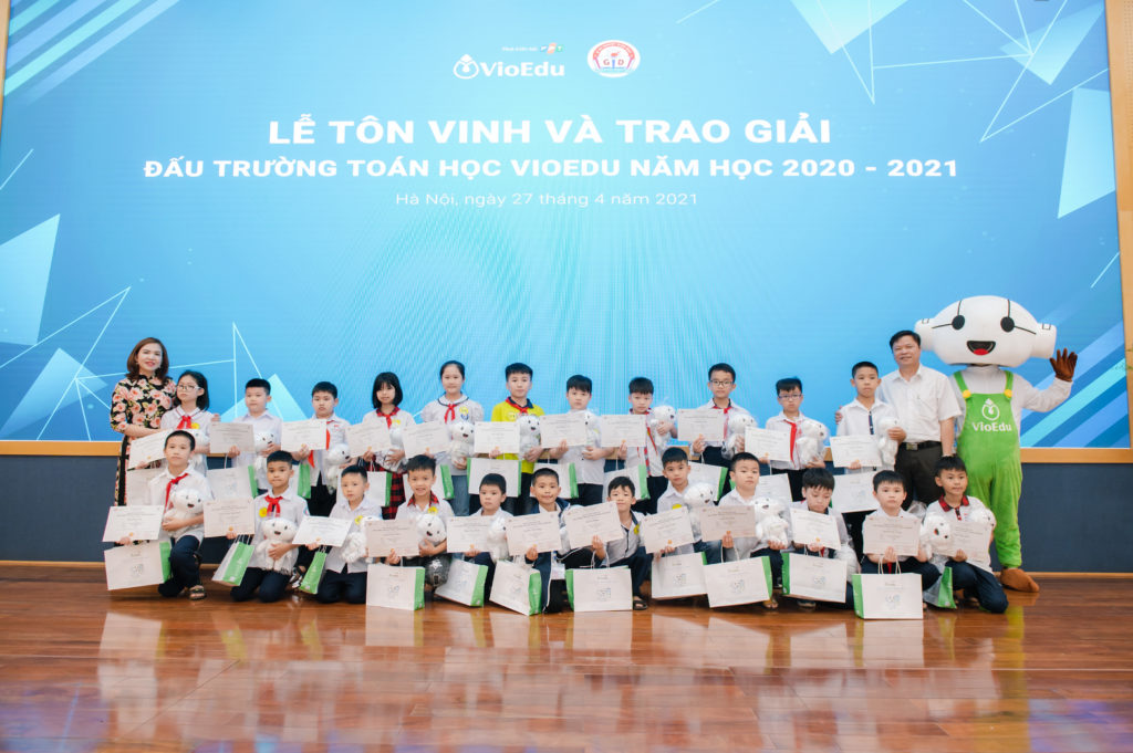 trao giải đấu trường toán học vioedu huyện chương mỹ